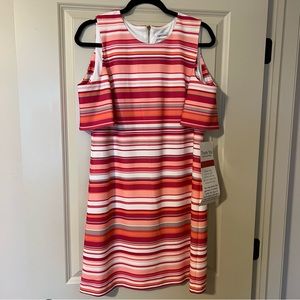 New with tags Calvin Klein Striped Dress